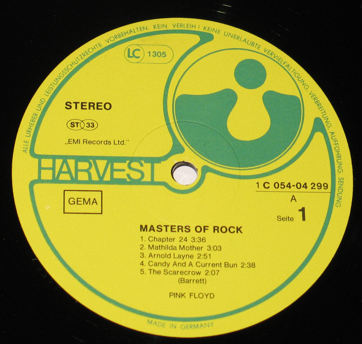 High Resolution Photo #2 PINK FLOYD Masters Rock Germany 